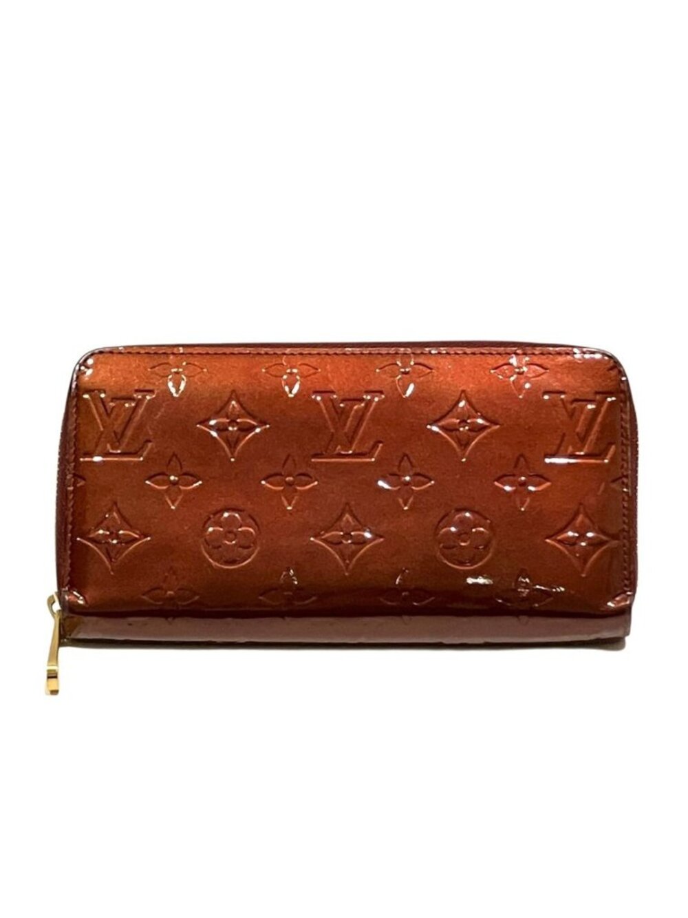 Louis Vuitton Zippy Wallet Monogram Vernis Patent Leather